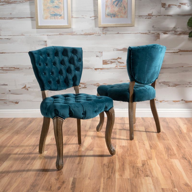 Ophelia & Co. Richard Tufted Velvet Parsons Chair & Reviews Wayfair